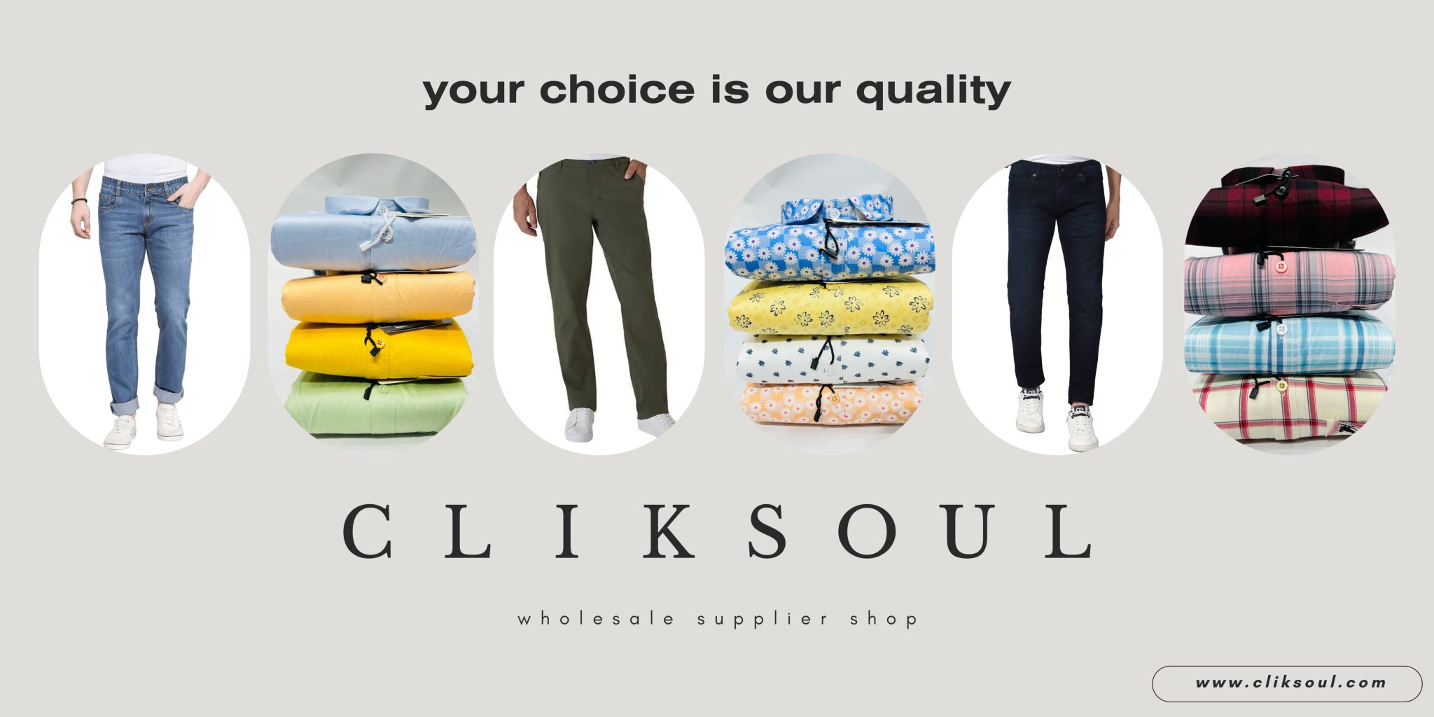 cliksoul clothes sample banner